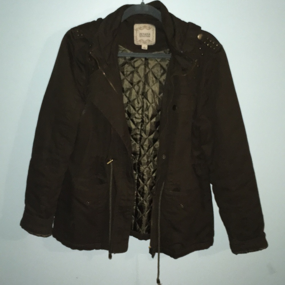 Love Culture Army Green Jacket (Large)